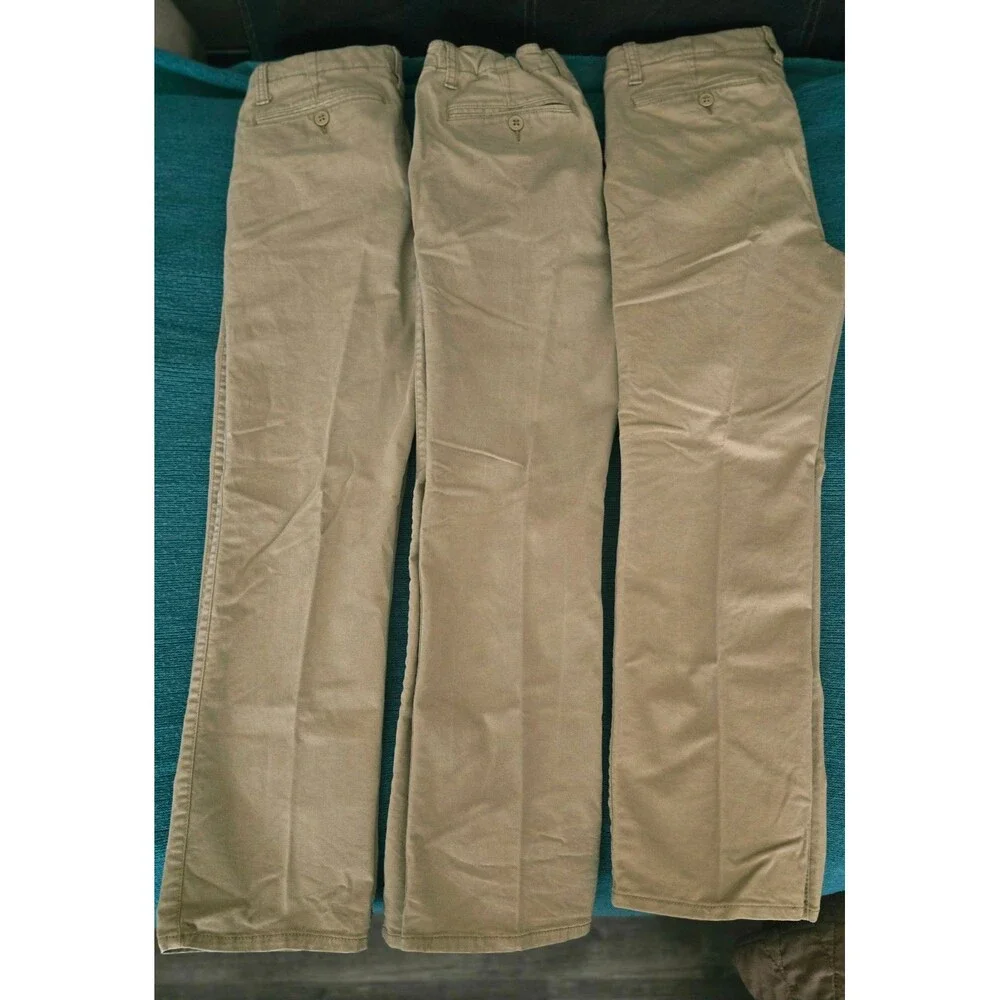 3 Gap Kids School Uniform Pants for Boys 10 Husky